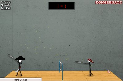 l^^Stick Figure Badminton 2